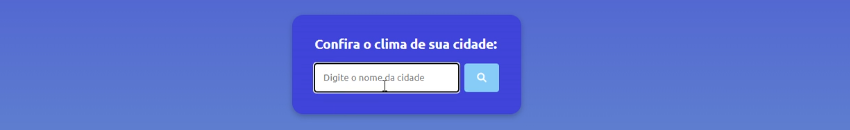 Previsão do tempo