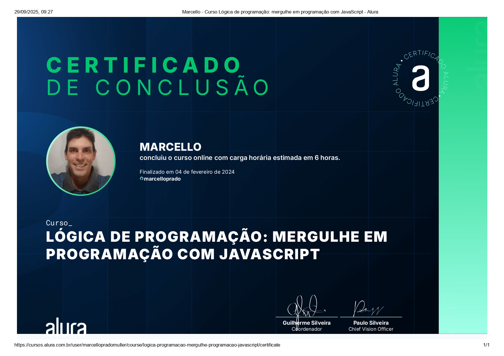 Certificado