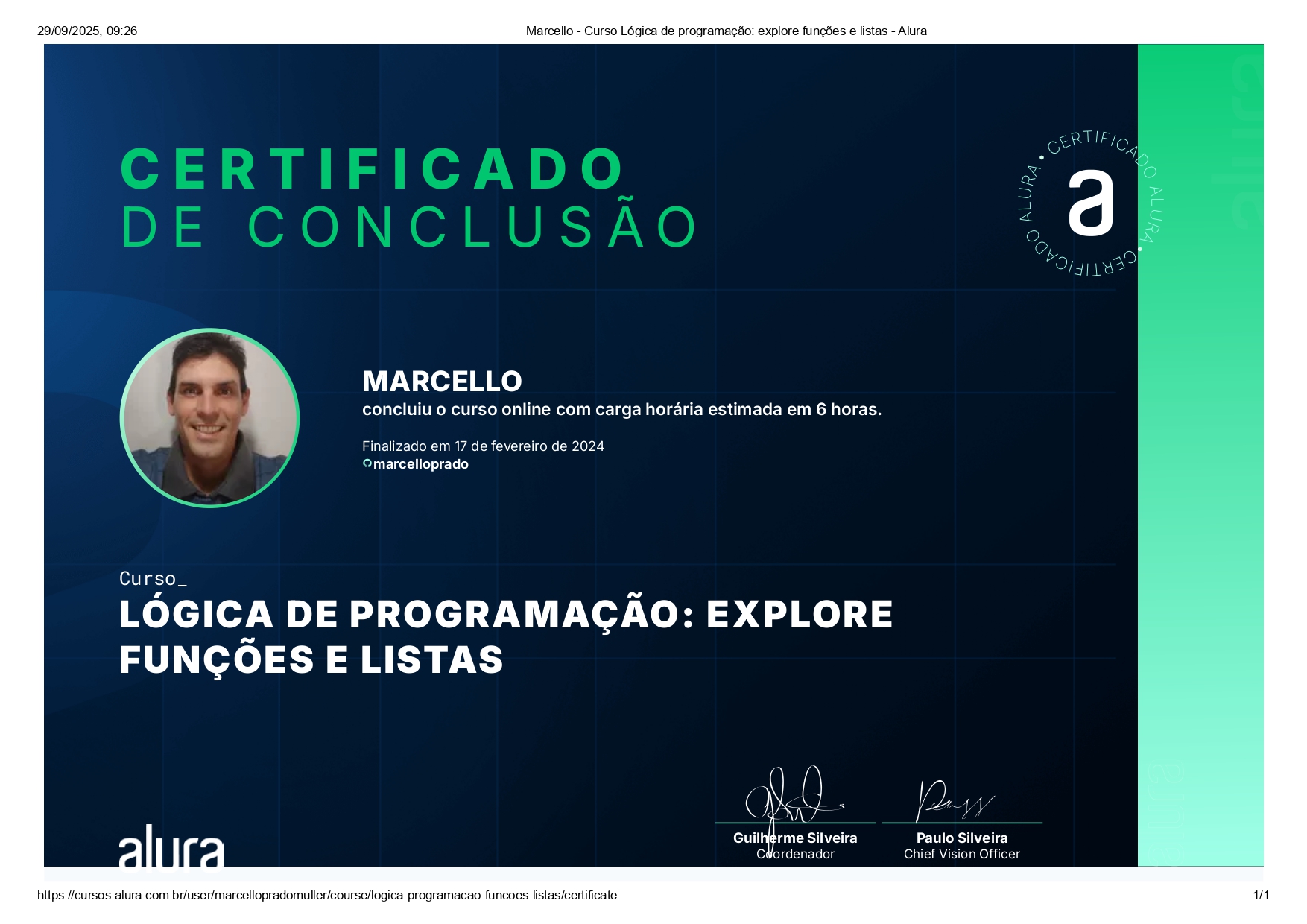 Certificado
