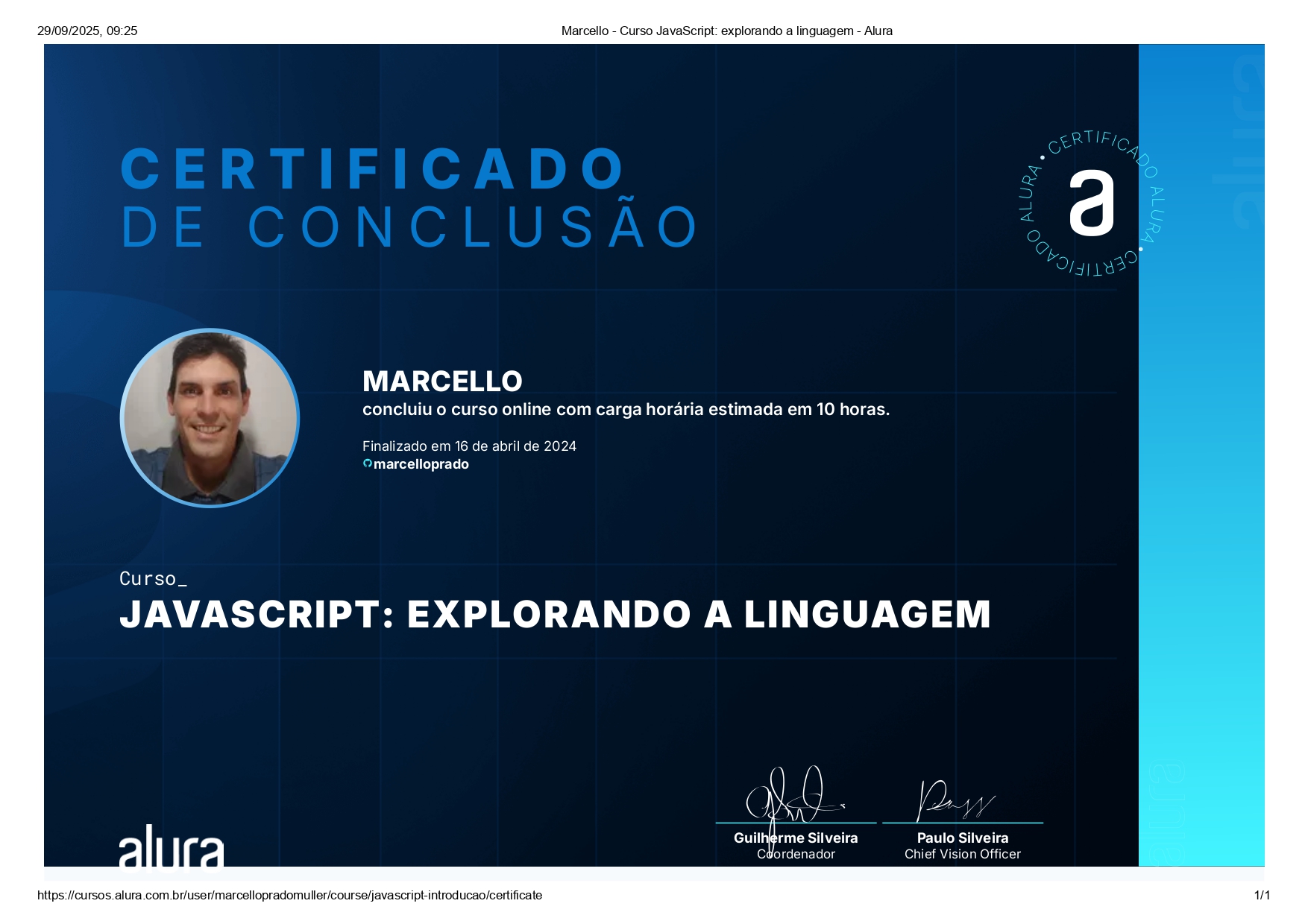 Certificado