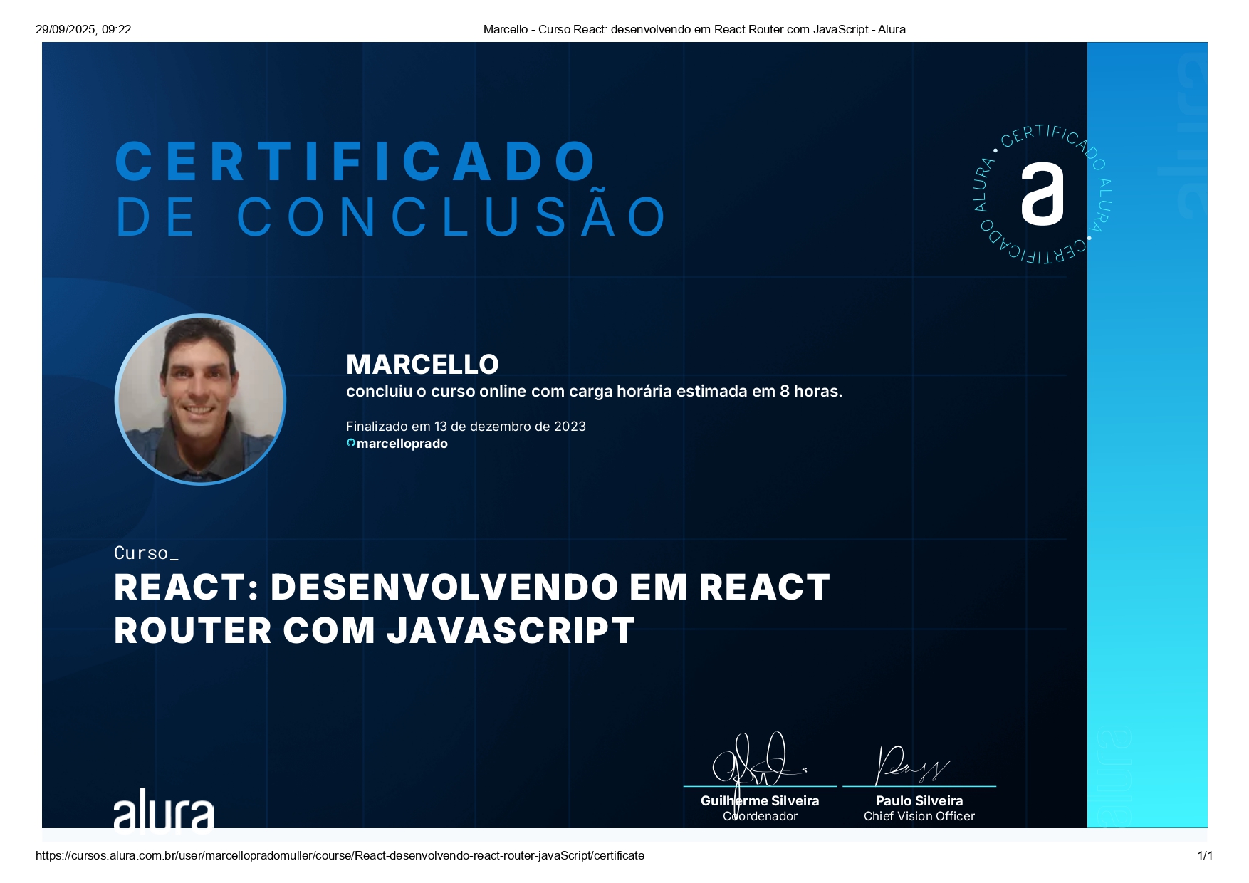 Certificado