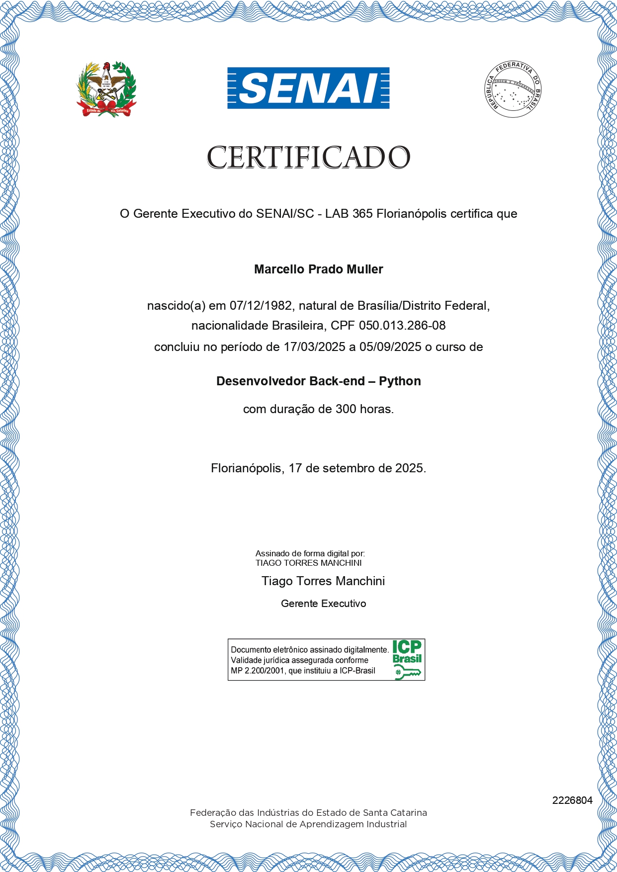 Certificado